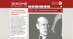 Desktop Screenshot of jeromefdn.org